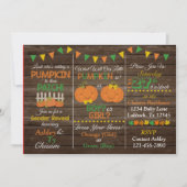 Herfst Geslacht onthullen Uitnodiging (Voorkant)