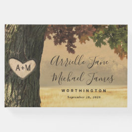 Herfst Gesneden Eiken Boomland Rustieke Bos Bruilo Gastenboek