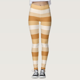 Herfst gestreepte leggings