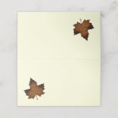 Herfst Gevouwen Plaats Kaarten Plaatskaartje (Buitenkant ongevouwen)
