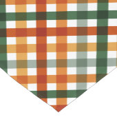 Herfst Gingham Autumn Korte Tafelloper (Hoek)