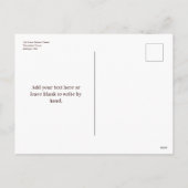 Herfst Gingham Dankbare Thanksgiving Feestdagenkaart (Achterkant)