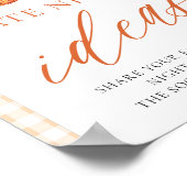 Herfst Gingham Fresh Off The Market Date Night Ide Poster (Hoek)