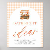 Herfst Gingham Fresh Off The Market Date Night Ide Poster (Voorkant)