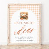 Herfst Gingham Fresh Off The Market Date Night Ide Poster