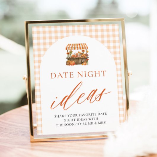 Herfst Gingham Fresh Off The Market Date Night Ide Poster