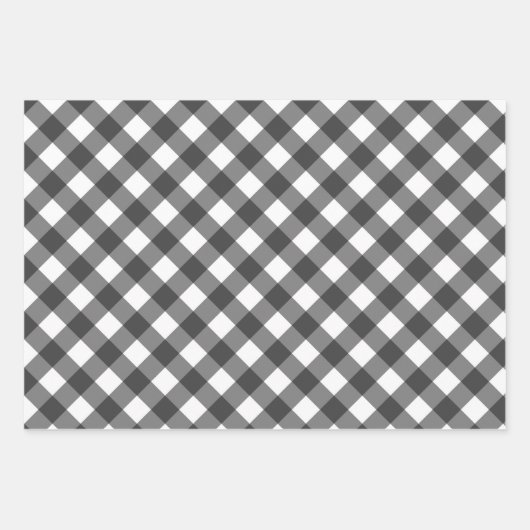 Herfst Gingham kleuren, inpakken papieren vellen (Voorkant 2)