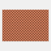 Herfst Gingham Kleuren, Inpakpapier Vellen (Voorkant 3)