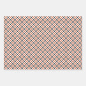Herfst Gingham Kleuren, Inpakpapier Vellen (Voorkant)