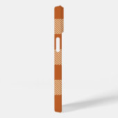 Herfst Gingham Pattern Gepersonaliseerd Case-Mate iPhone Case (Achterkant / Rechts)