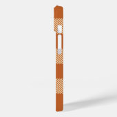 Herfst Gingham Pattern Gepersonaliseerd Case-Mate iPhone Case (Achterkant / Links)