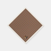 Herfst gingham standaard papieren servetten (Hoek)