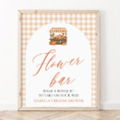 Herfst Gingham Vers Van De Markt Bloem Bar Poster