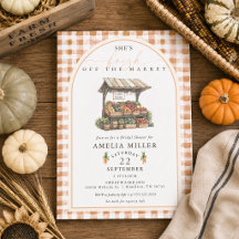 Herfst Gingham Vers Van De Markt Bruidsdiner