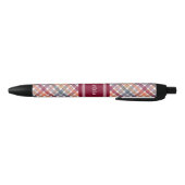 Herfst Gingham Zwarte Inkt Pen (Bodem)