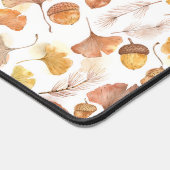 Herfst Ginkgo-blad & Eikel Botanische Strooiering Bureaumat (Hoek)