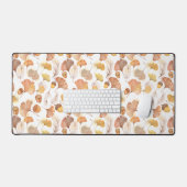 Herfst Ginkgo-blad & Eikel Botanische Strooiering Bureaumat (Keyboard & Muis)