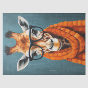 Herfst Giraffe Fashionista Tissuepapier