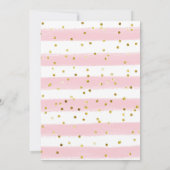 Herfst Girl Boerderij Pink Pumpkin Birthday Kaart (Achterkant)