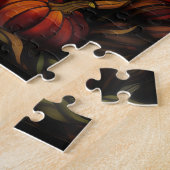 Herfst Glas-in-lood Puzzel (Zijkant)