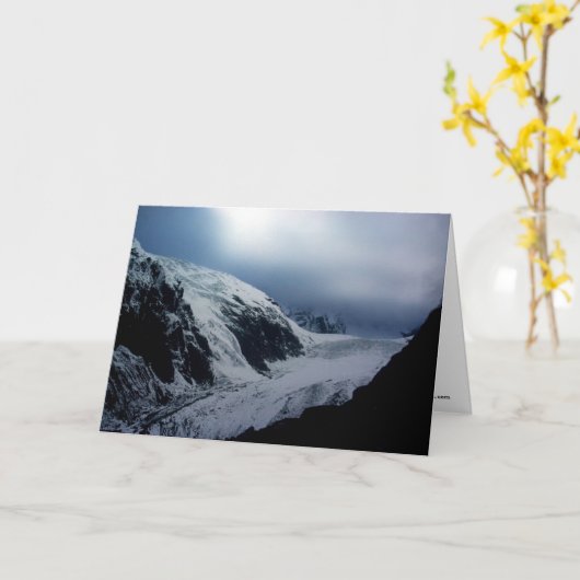 HERFST GLETSJER: Liefde & Water Kaart (Gele Bloem)