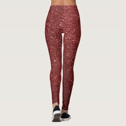Herfst Glitter All-Over-Print Leggings (Achterkant)