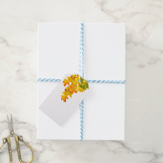 Herfst Glory Persoonlijke cadeautjes Label Cadeaulabel (Met Touw)