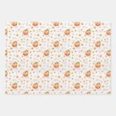 Herfst Gnome en Pompoenen Papieren pakbladen Inpakpapier Vel (Voorkant 2)