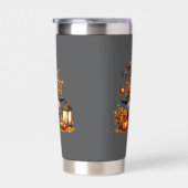 Herfst gnome geïsoleerde trommel drinkbeker (Rechts)