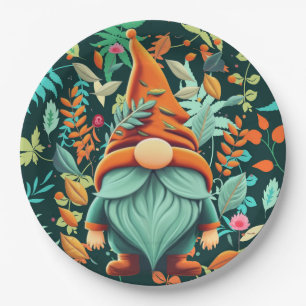 Herfst Gnome Papieren Bordje