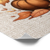 Herfst-gnome-Poster Poster (Hoek)