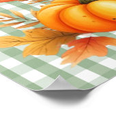 Herfst-gnome-Poster Poster (Hoek)