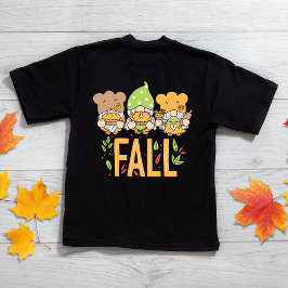 Herfst Gnome Schattigee herfst peuter T-shirts