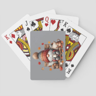 Herfst Gnome speelkaarten