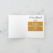 Herfst Gnome Thanksgiving Dag Kaart (Binnen)