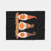 Herfst gnomen en herfst laat grafische beelden zie fleece deken (Voorkant (Horizontaal))