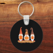 Herfst Gnomen en herfst laat grafische cadeaus kli Sleutelhanger (Voorkant)