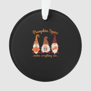 Herfst Gnomen Pumpkin Pumpkin Spice maakt alles Ornament