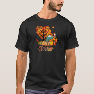 Herfst Gnomes Granny Halloween Pumpki Gr T-shirt