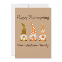 Herfst Gnomes Happy Thanksgiving