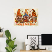 Herfst Gnomes Poster (Thuiskantoor)
