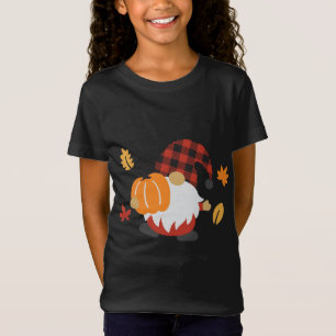 Herfst Gnomes Pumpkin Autumn Leaves Thanksgivi T-shirt