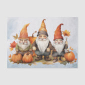 Herfst Gnomes Tissuepapier (Voorkant)