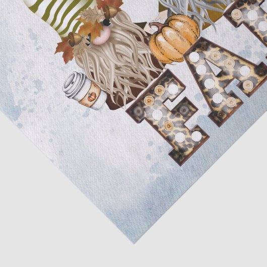 Herfst Gnomes Tissuepapier (Detail)