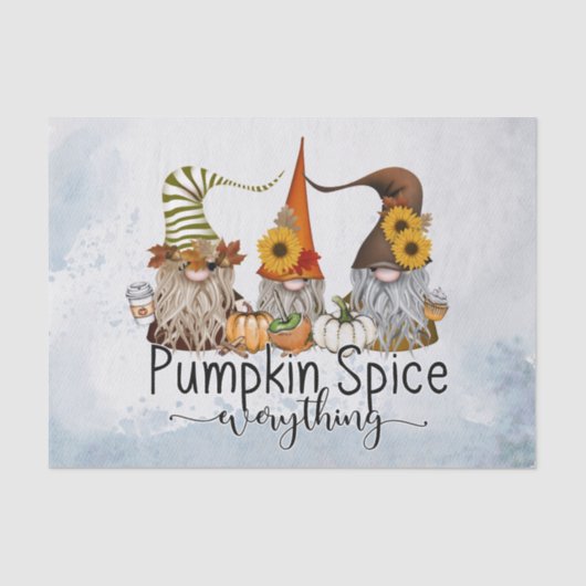 Herfst Gnomes Tissuepapier (Voorkant)