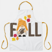 HERFST gnoom en bladeren Schort (Voorkant)
