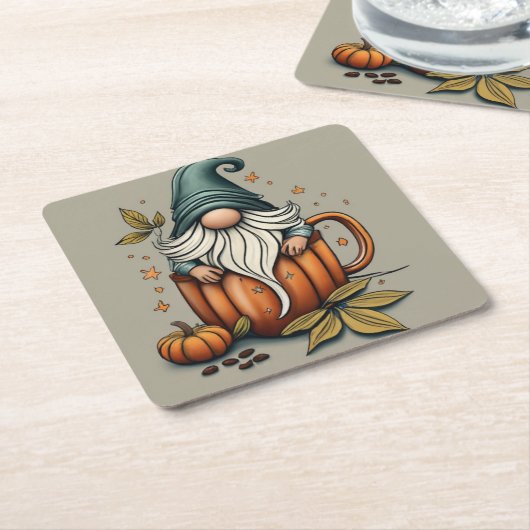 herfst gnoom onderzetter (Schuin)