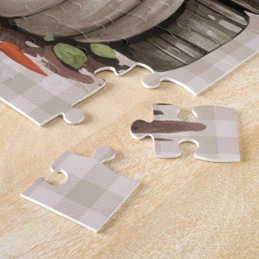 Herfst gnoom puzzel legpuzzel (Zijkant)