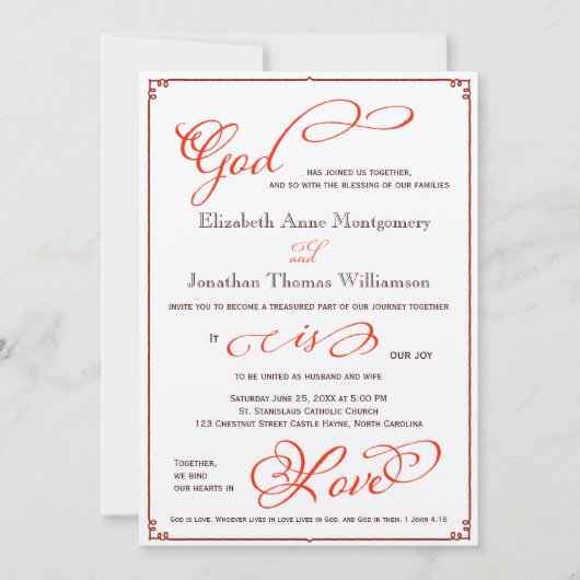 Herfst God is de Christelijke Uitnodiging van de W (Voorkant)