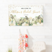 Herfst Gold en White Pumpkin Vrijgezellenfeest Ban Spandoek (Insitu)